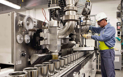 BASF Coatings trabaja de manera eficiente con un Contracting de aire comprimido