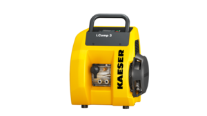 La versión portátil del compresor de pistón i.Comp 3 de Kaeser Kompressoren